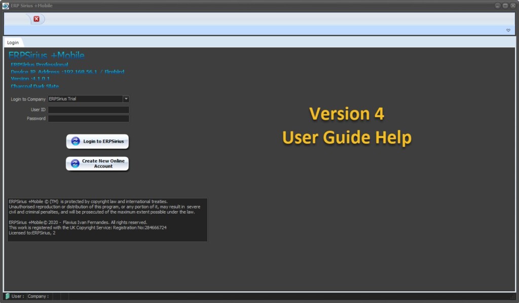 User Guide Help